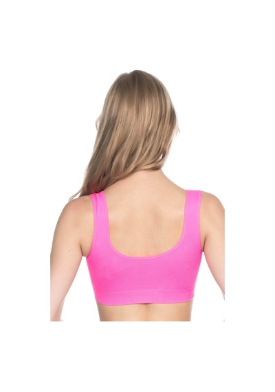 Neon Fuşya Mı Emay 4005 Soft Kalın Askı Büstiyer Neon Fuşya