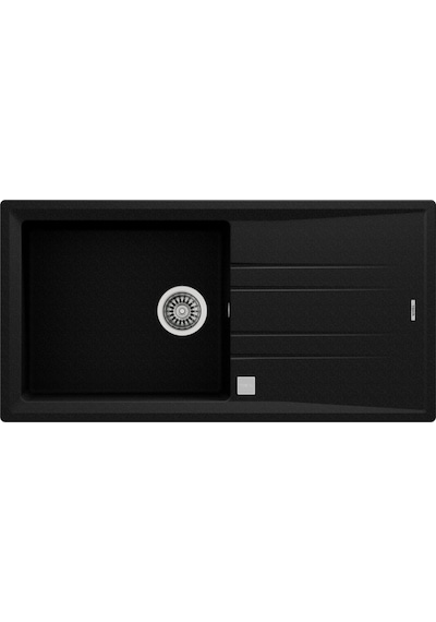 Teka Stone 60 L-Tg Metalik Siyah Granit Eviye