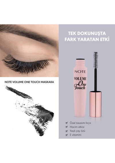Cosmetics Volume One Touch Tek Tek Ayırma Ve Hacim Etkili Maskara Çok Renkli