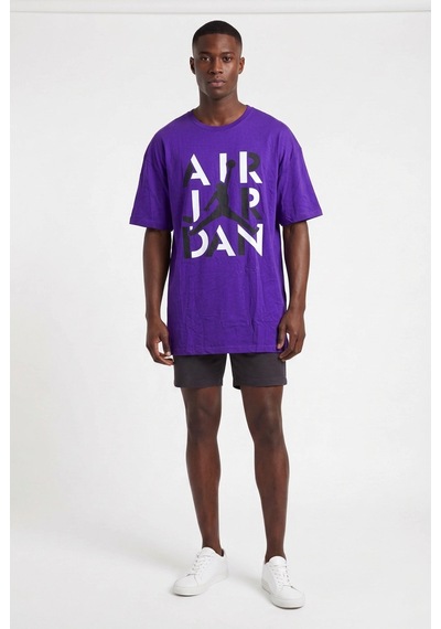 Usa Basketball Jordan Mor Erkek Oversize T-shirt 141914 SİYAH