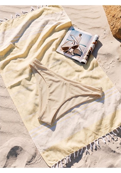 Lcw Dream Ekru Kadın Brazilian Bikini Alt