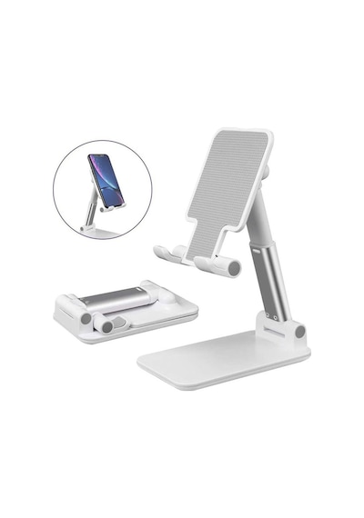Masaüstü Katlanabilir Tablet ve Telefon Tutucu 2 Kademeli Stand
