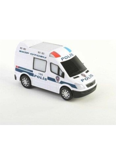 Canali Işıklı Sesli Pilli Polis Ekip Arabası Cnl-9999-1