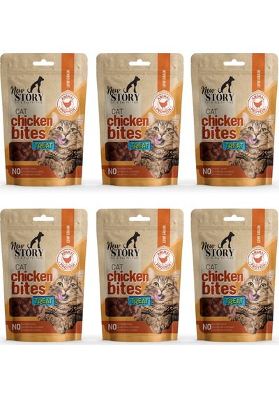 Cat Chicken Bites 6x60gr. Tavuklu, Kedi Ödül Maması