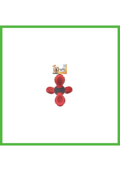 Vaveni Saturn Kauçuk Ödül Hazneli Köpek Oyuncağı Kırmızı 14x13x12 Cm Arz