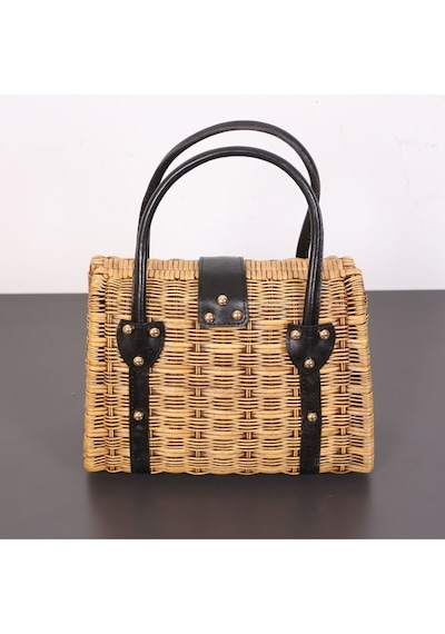 Mylamp Mybag Rattan Çanta 32 X14 X23 Cm Bej