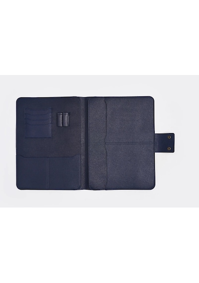 Necati Çanta Apple Uyumlu MacBook Air Pro 13-14 Inç Organizer Evrak & Laptop & Tablet Çantası - Lacivert Lacivert