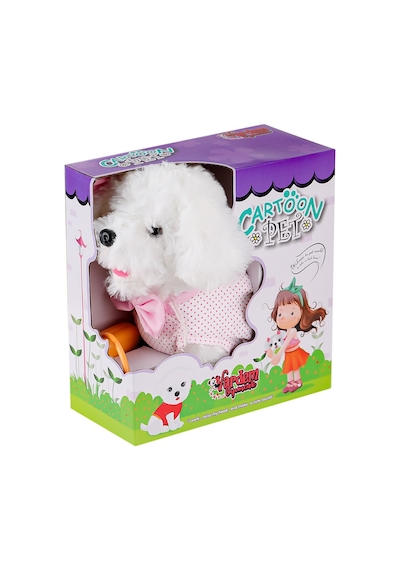 Pft-b025 Yürüyen Tasmalı Peluş Köpek