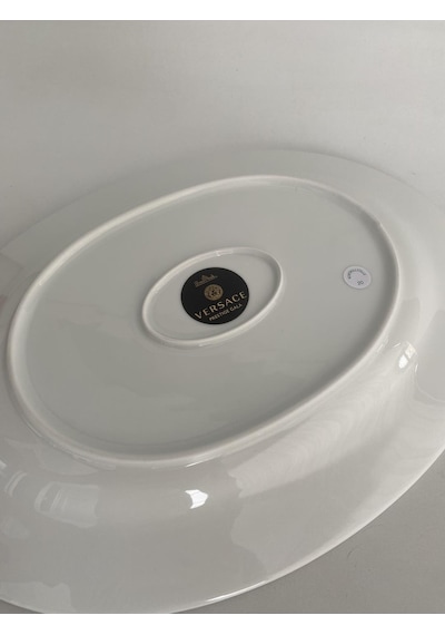 Versace Prestige Gala Oval Porselen Servis Tabağı 34 Cm 19325-403637-12734