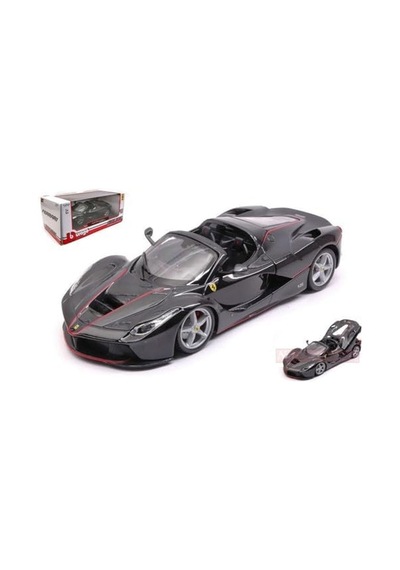 Burago Bu26022bk Ferrari La Ferrari Aperta Black 1: 24 Modellino Döküm Model