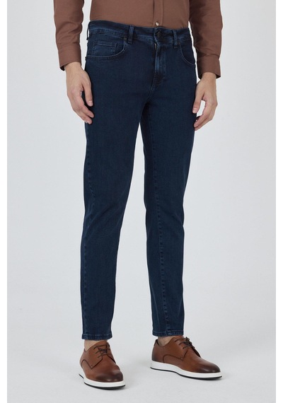İmza Lacivert Gabardin 5 Cep Düz Paça Casual Slim Fit Pamuklu Denim Pantolon 1023250151 Lacivert İmza Lacivert Gabardin 5 Cep Düz Paça Casual Slim Fit Pamuklu Denim Pantolon 1023250151 Lacivert