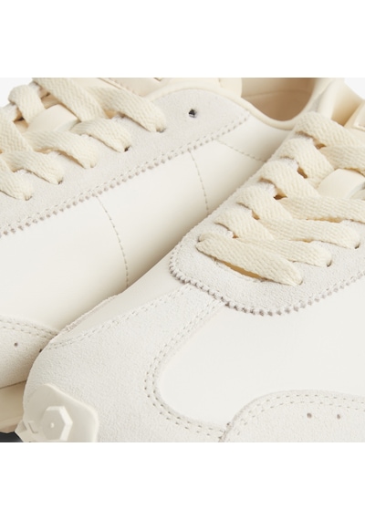 Tommy Hilfiger Retro Runner Archive Kadın Krem Spor Ayakkabı En0en03097