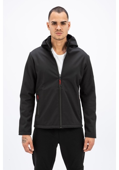 Exuma Haki Kapşonlu Softshell Mont (Medium) Haki