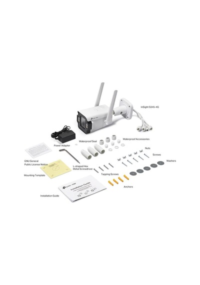 Tplink-vigi Tp-lınk Insıght S345-4g 4mp 4mm Lens 50 Metre Ir 30 Metre Full Color İnsan/araç Alg