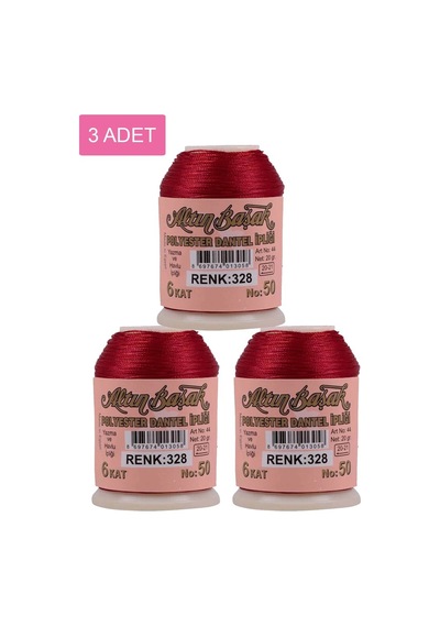 3 Adet Altınbaşak Oya Ve Dantel İpi 20 Gr - Royaleks - No: 328 Çok Renkli