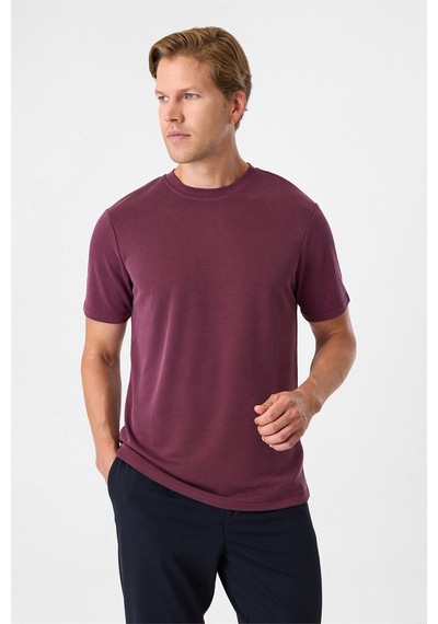 Back And Bond Regular Fit Bordo Bisiklet Yaka Tişört Çok Renkli