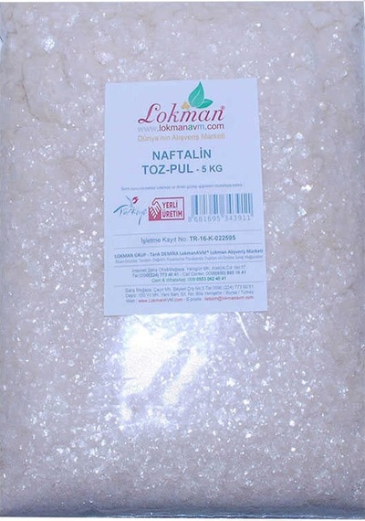 Naftalin Toz Pul 5000 Gr Paket Renkli