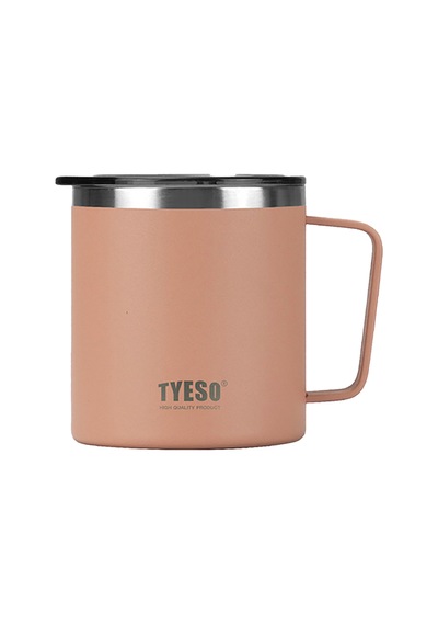 Tyeso Silviya Mug Vakumlu Paslanmaz Çift Duvarlı Termal Kapaklı 400ml Çok Renkli