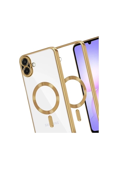 Newface Samsung Galaxy A07 4g Kross Magneticsafe Kapak - Gold Altın