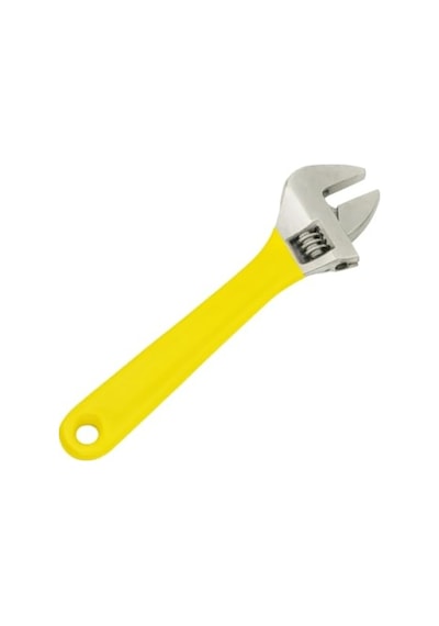 25 Cm Ayarlı Kurbağacık Anahtarı Sarı Saplı