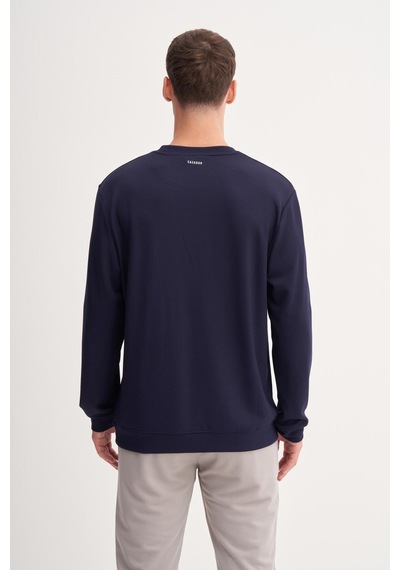 Cazador 53140 Erkek Bisiklet Yaka Sweatshirt Laci