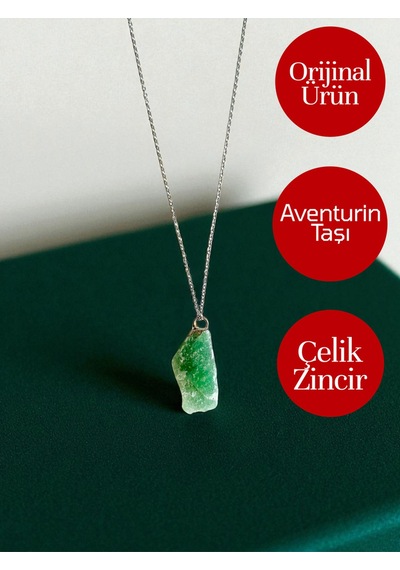 7 Li Doğal Taş Kolye Ucu Seti + Çelik Zincir Kutu Ve Arındırma Tütsüsü Hediyeli, Orijinal Ürün Çok Renkli