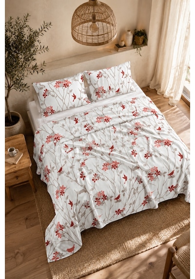 La Notte Pure Romance Çift Kişilik 4 Parça Pike Takımı 210x230 + 160x200 + 2/50x70 Cm Çok Renkli