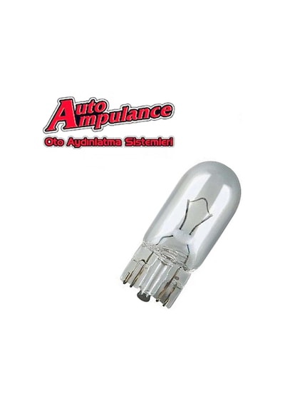 Eraks Car Accesories 5w T10 Dipsiz Park, Plaka, Tavan Ampulü Set - 10 Adet