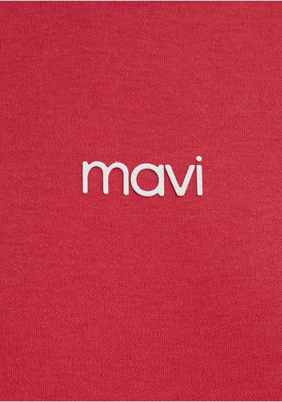 Mavi - Mavi Logo Baskılı Kırmızı Tişört 1612829-30742 Kırmızı