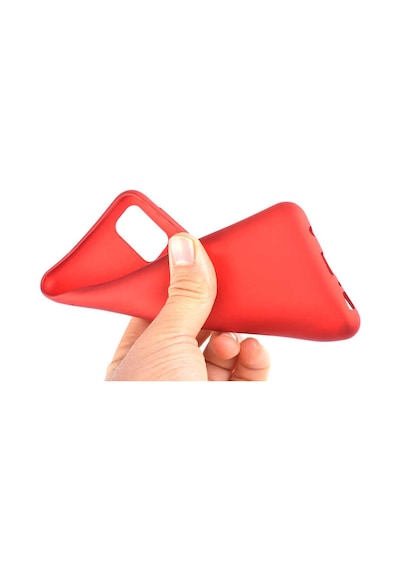 Ekılıf - Samsung Galaxy M21 Uyumlu Kılıf Mat Soft Premier Silikon Kapak - Lacivert