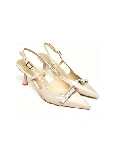 Fox Shoes U676051408 Ten Rugan Alçak Topuklu Kadın Ayakkabı Ten