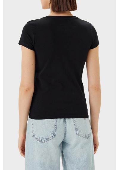 Guess Bayan T Shirt E5gı08 J1314 Jblk Siyah Siyah