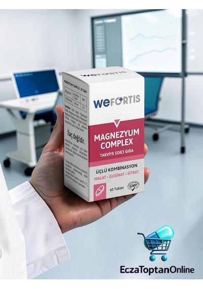 Wefortis Magnezyum Complex -3lü Kombinasyon Malat-glisinat-sitrat 60 Tablet