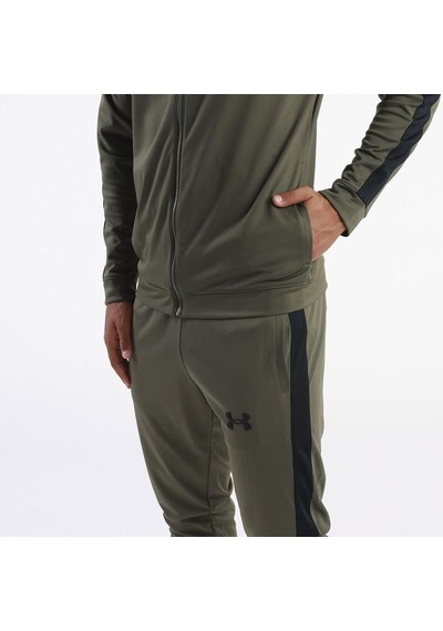 Under Armour Knit Track Erkek Yeşil Dik Yaka Eşofman Takımı Yeşil