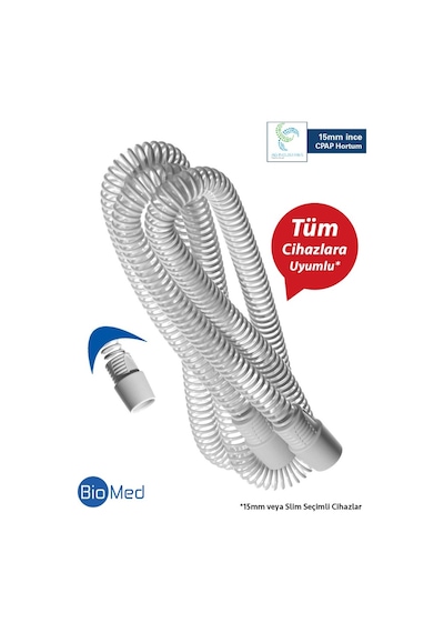 Flex-Lite Slimline Hortum Ag36810 15Mm İnce Cpap Hortumu