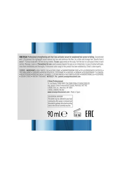 Paris Serie Expert Aminexil Advanced Güçlü Saçlar İçin Dökülme Karşıtı Güçlendirici Serum 90ml
