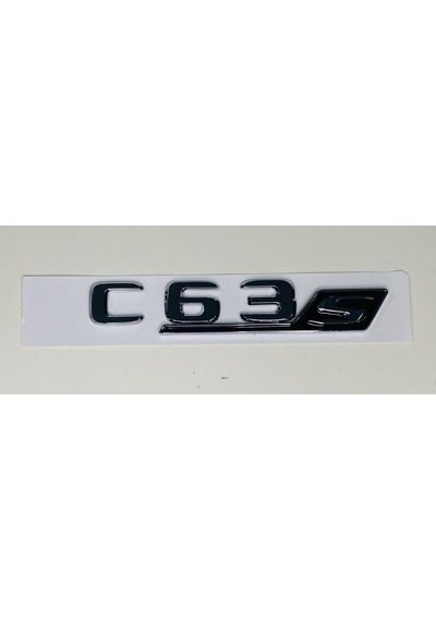 Mercedes 2001 - 2009 C63s Arka Bagaj Yazısı Krom