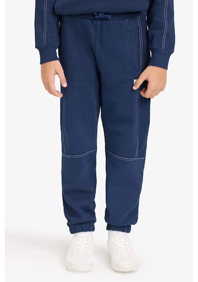 Defacto Erkek Çocuk 2li Takım Kapüşonlu Baskılı Sweatshirt Eşofman Altı G6174a826spnv256 Lacivert-nv256