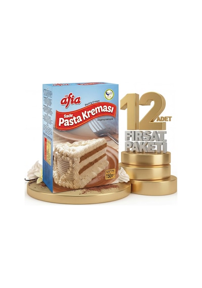 Afia Sade Pasta Kreması 12x150 Gr