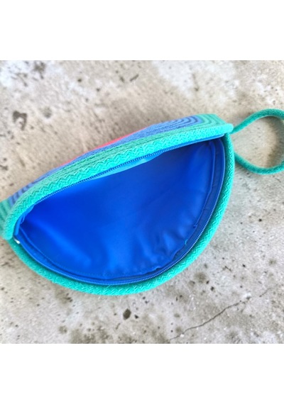 Nova Design Renkli Clutch El Çantası Kırmızı-mavi-yeşil