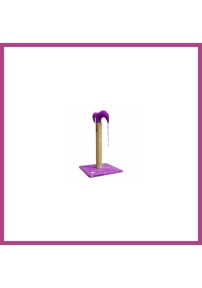 Gees Global İnce Kedi Tırmalama Tahtası 50 Cm Mor Gbzs