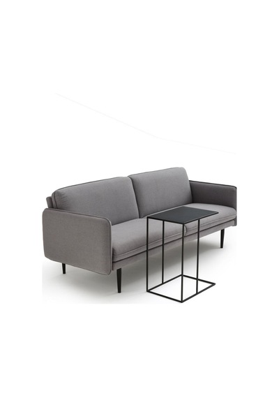 Modern Yan Sehpa - Minimal Siyah C - Koltuk Sehpası Diğer