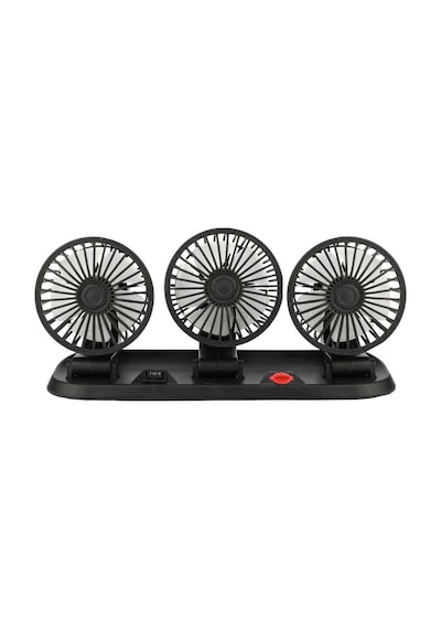 Powermaster Fan40 12 Volt Dc Çakmaklıklı Mini 3lü Plastik Araç Fanı
