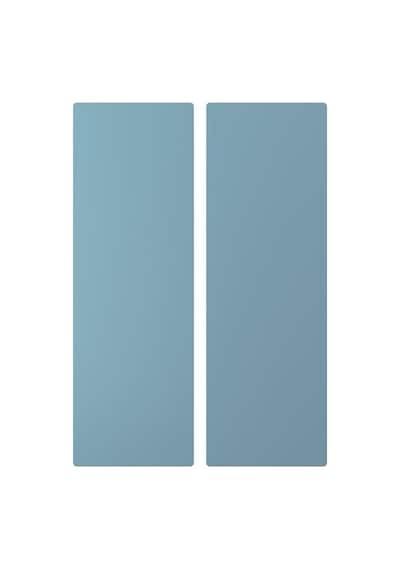 Ikea Småstad Kapak, Mavi, 30x90 Cm, 2 Adet