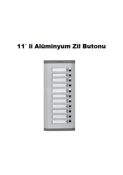 11 Li Alüminyum Zil Butonu