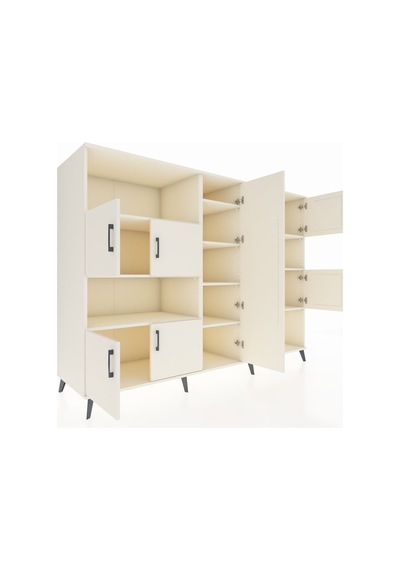 Kronos Dolap 10 Raflı 9 Kapaklı 220x59x163 Aytaşı-aytaşı Aytaşı-aytaşı
