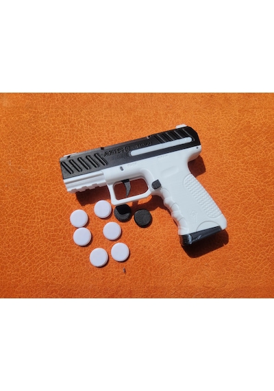 Axis-9 Mekanik Disk Fırlatan Eğlence Set Siyah Ve Beyaz