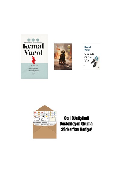 Aşklar, Hevesler, Ayrılıklar Üçlemesi Ciltli + Haw + Ucunda Ölüm Var + Okuma Sticker'ları