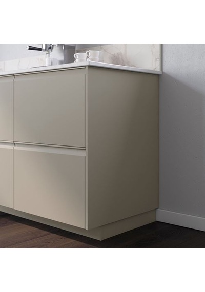 Ikea Upplöv Kaplama Paneli, Mat Koyu Bej, 39x103 Cm