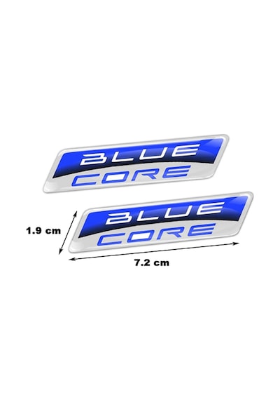 Yamaha Blue Core Damla Sticker Etiket Modeli